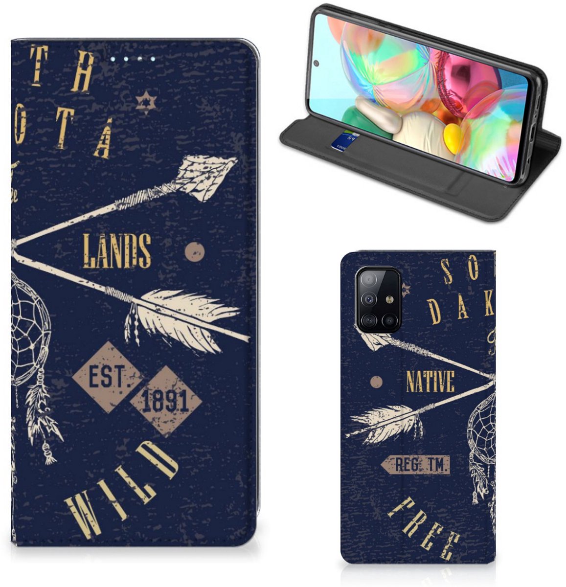 Samsung Galaxy A71 Book Cover South Dakota