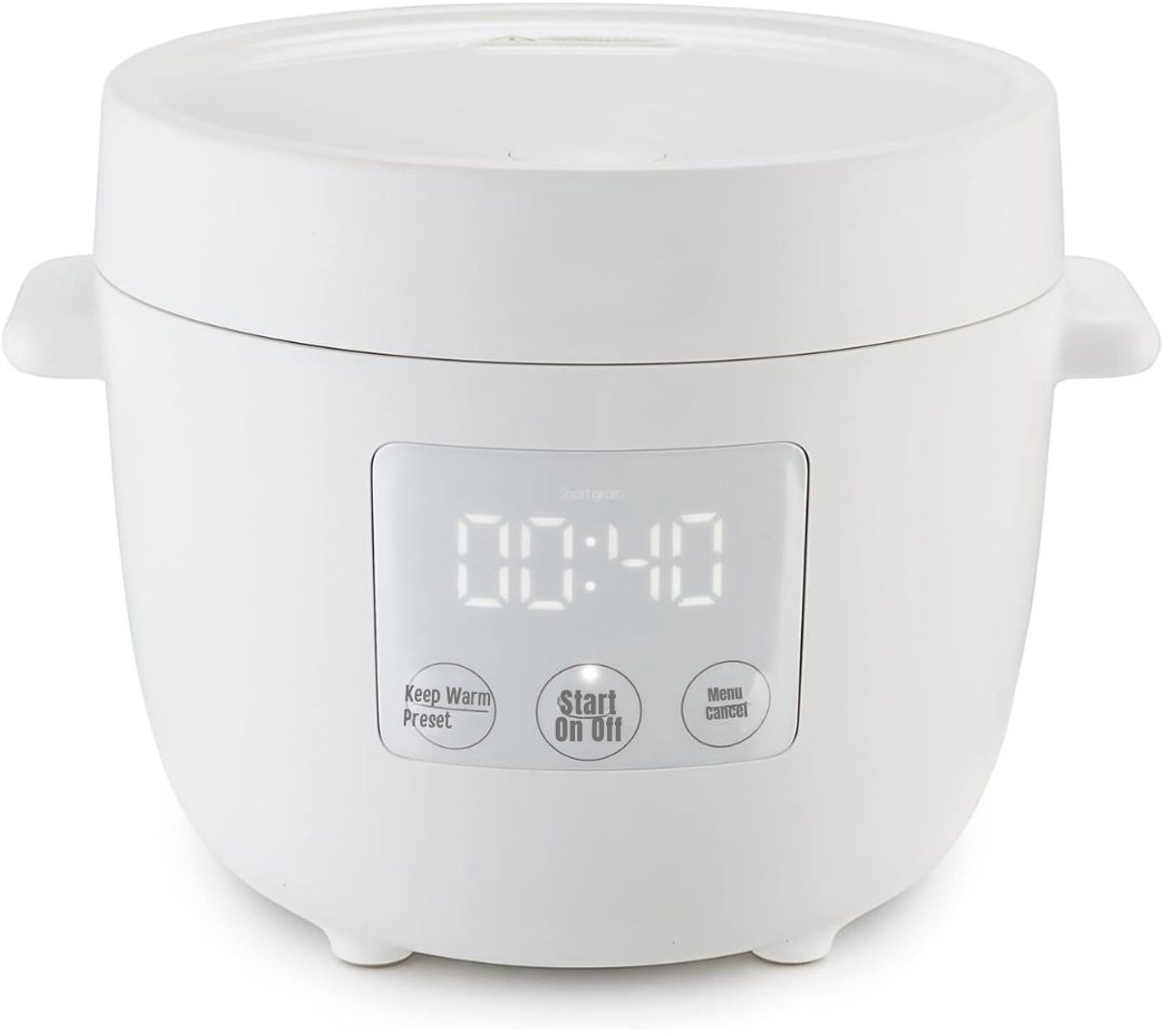 Aura® Rijstkoker klein - Rijstkoker - Rijstkokers - Wit - 23cm x 26cm x 20cm