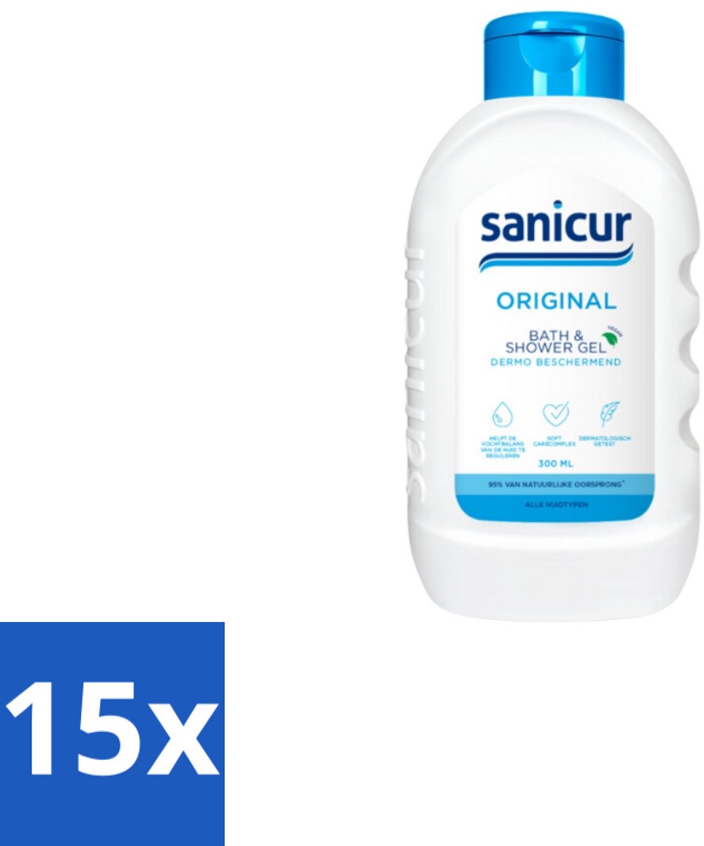 Sanicur Bath & Showergel Original 300 ml - Bulkverpakking - 15 stuks