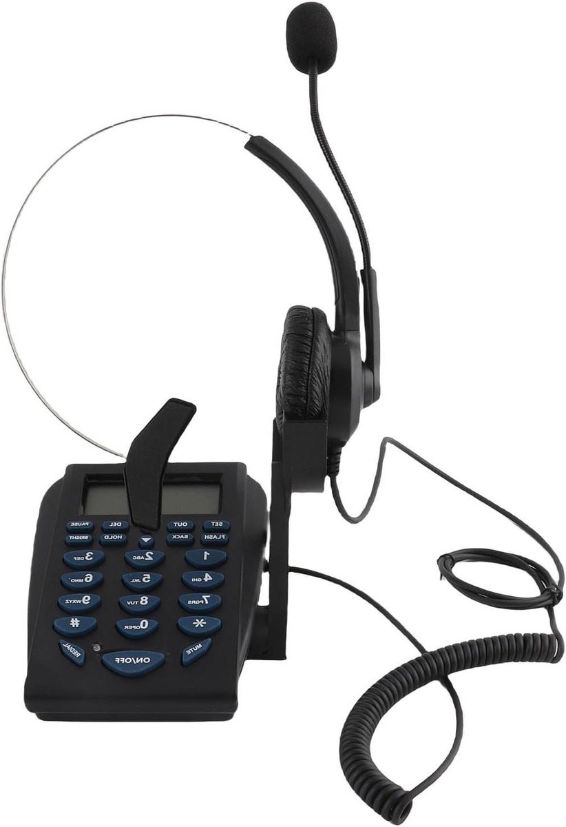 Kantoorkiezer met Hoofdtelefoon voor Callcenter en Kantoorbenodigdheden