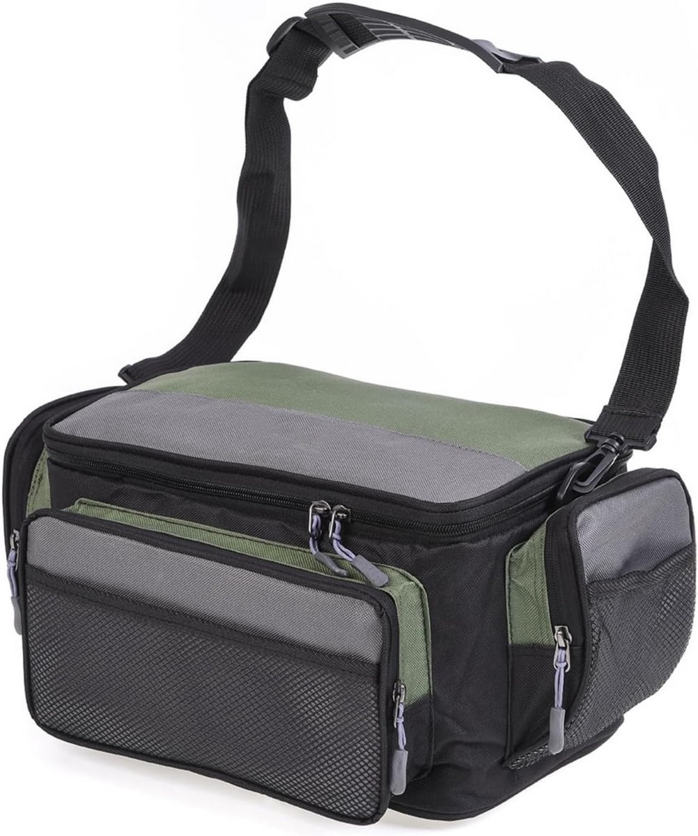 Draagbare Vis- of Aas Tas met Verstelbare Schouderband - Ideaal voor Hengelsport Accessoires