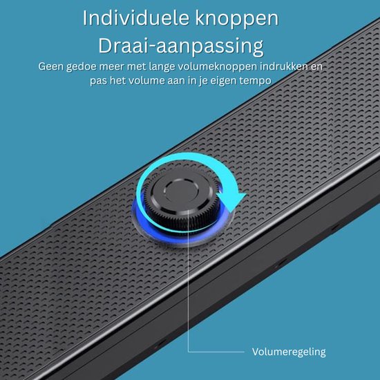 Mini Soundbar - PC Speakers - Voor TV - Bluethooth van Zetly — afbeelding 4