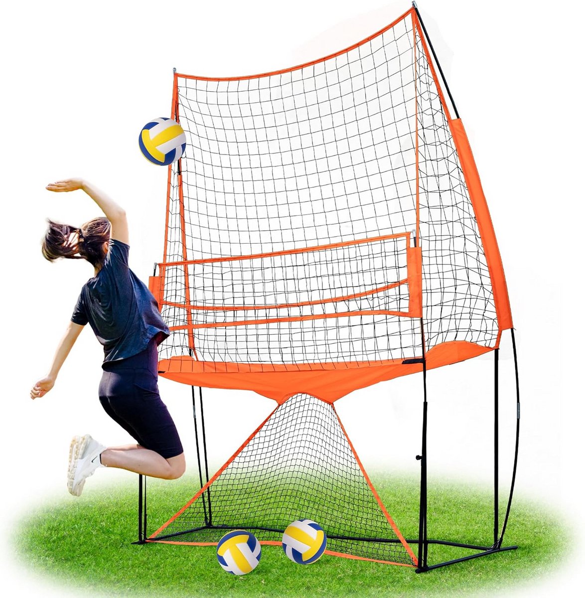 Professioneel Volleybal Trainingsnet voor Buiten en Binnen | Kogelretour Systeem