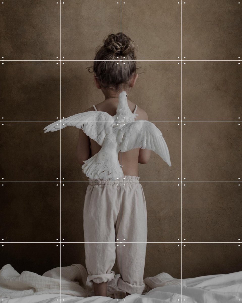 IXXI Peace, STUDIO HANNAH LEMHOLT - 80 x 100 cm - Gratis ophangtool - Grote wanddecoratie en posters - Fotografie, Slaapkamer, Winter, Natuur