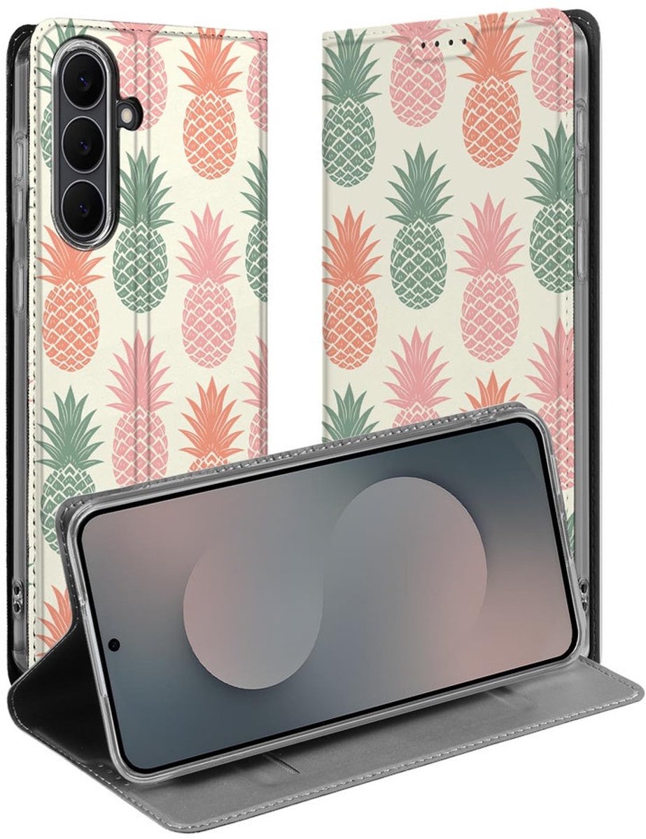 Samsung Galaxy S25 FE Book Cover Ananas