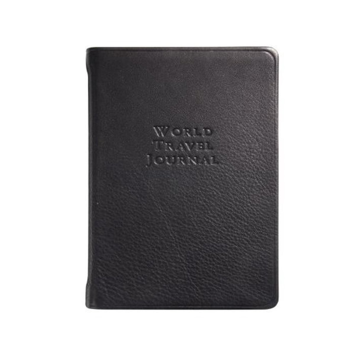 Reisdagboek Leer Zwart 6 Inch