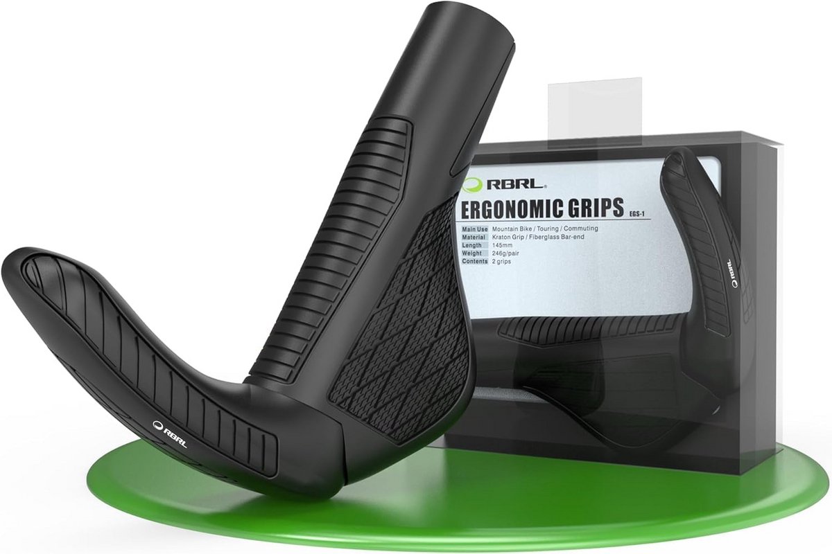 Ergonomische Fietshandgrepen Paar - Comfortabele Antislip Stuurgrepen voor Mountainbike en Racefiets