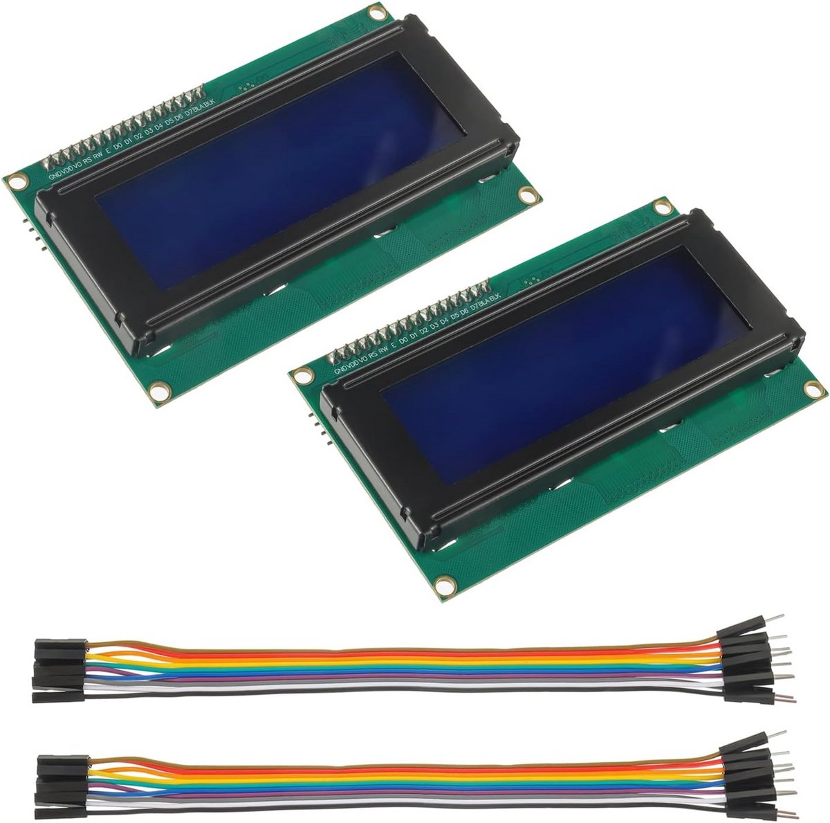 2-Pack 20x4 I2C LCD Scherm Module voor Arduino en Raspberry Pi