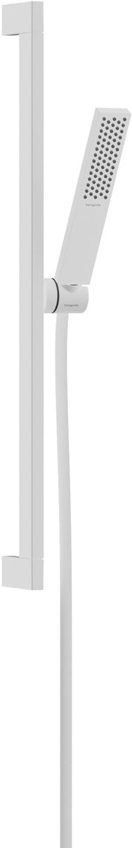 Hans Grohe Hg Brauseset Pulsify E 1Jet Mit Unica Shower Bar 650Mm Matt White