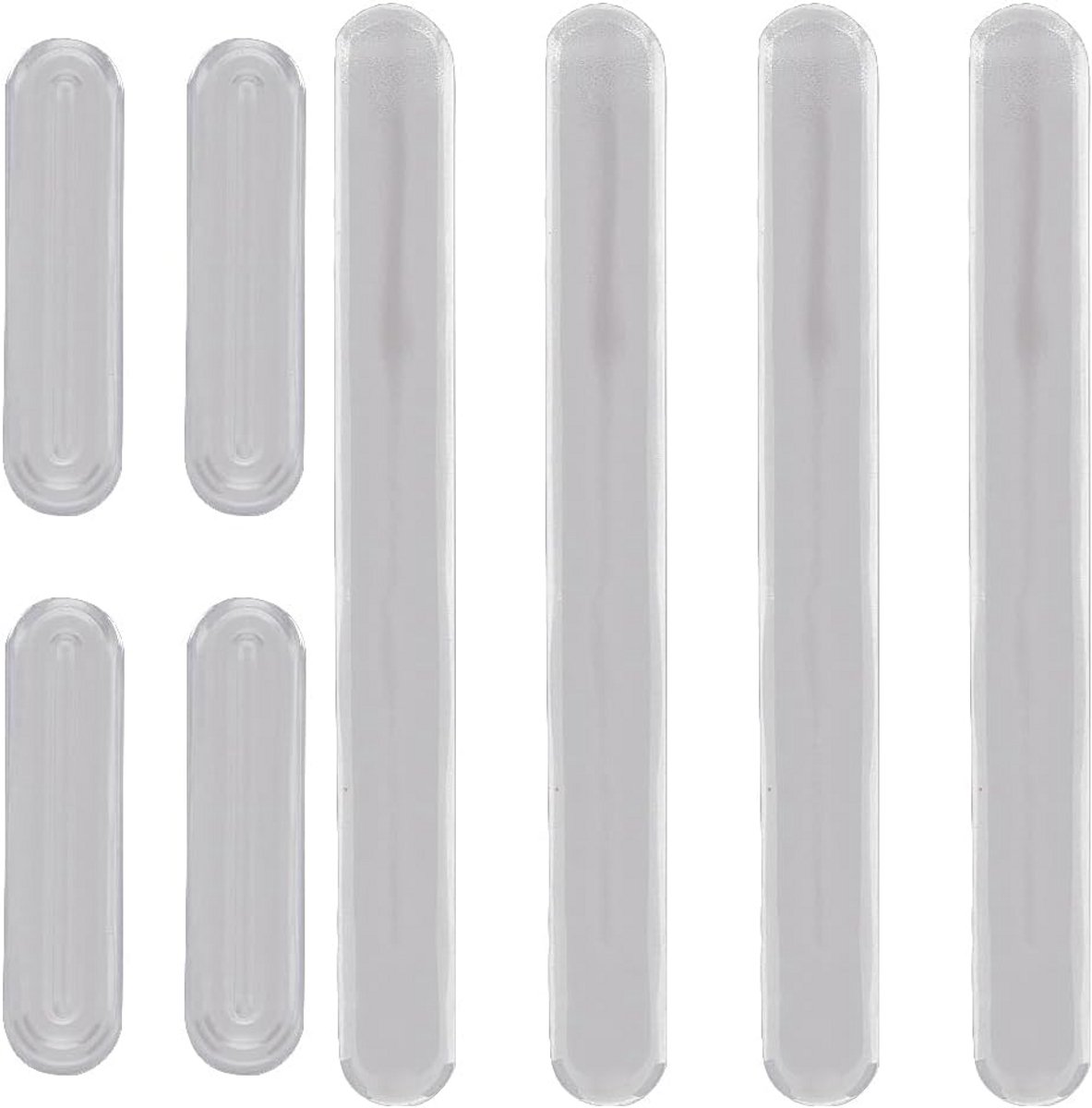 Zelfklevende Stootdempers Set voor Kastdeuren, Meubels en Muren - Transparant PVC/Siliconen