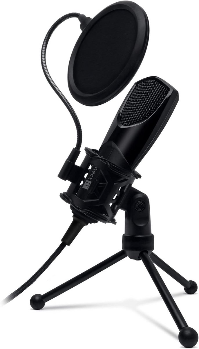 USB Gaming Microfoon voor PC met Statief en Popfilter