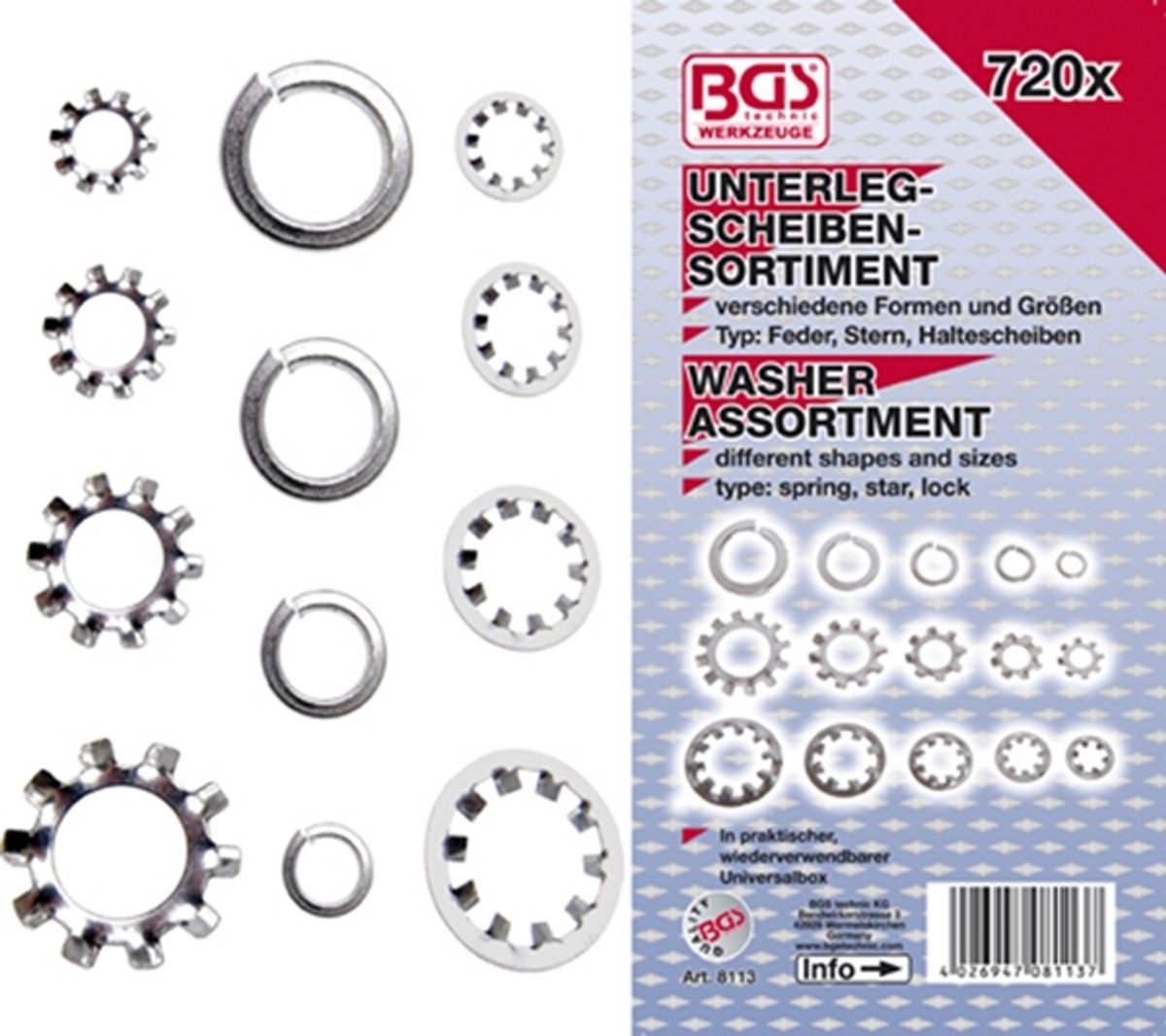 Assortiment Veerringen / Tandveerringen 720Dlg