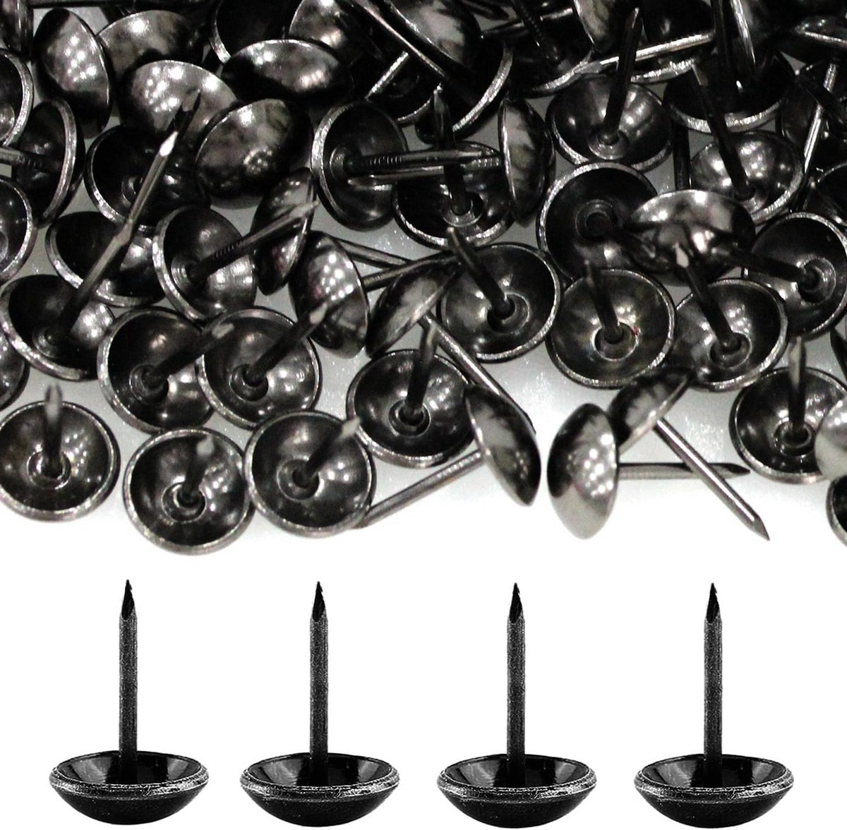 500 Stuks Beklede Nagels voor Meubels en Decoratie - 17x11 mm