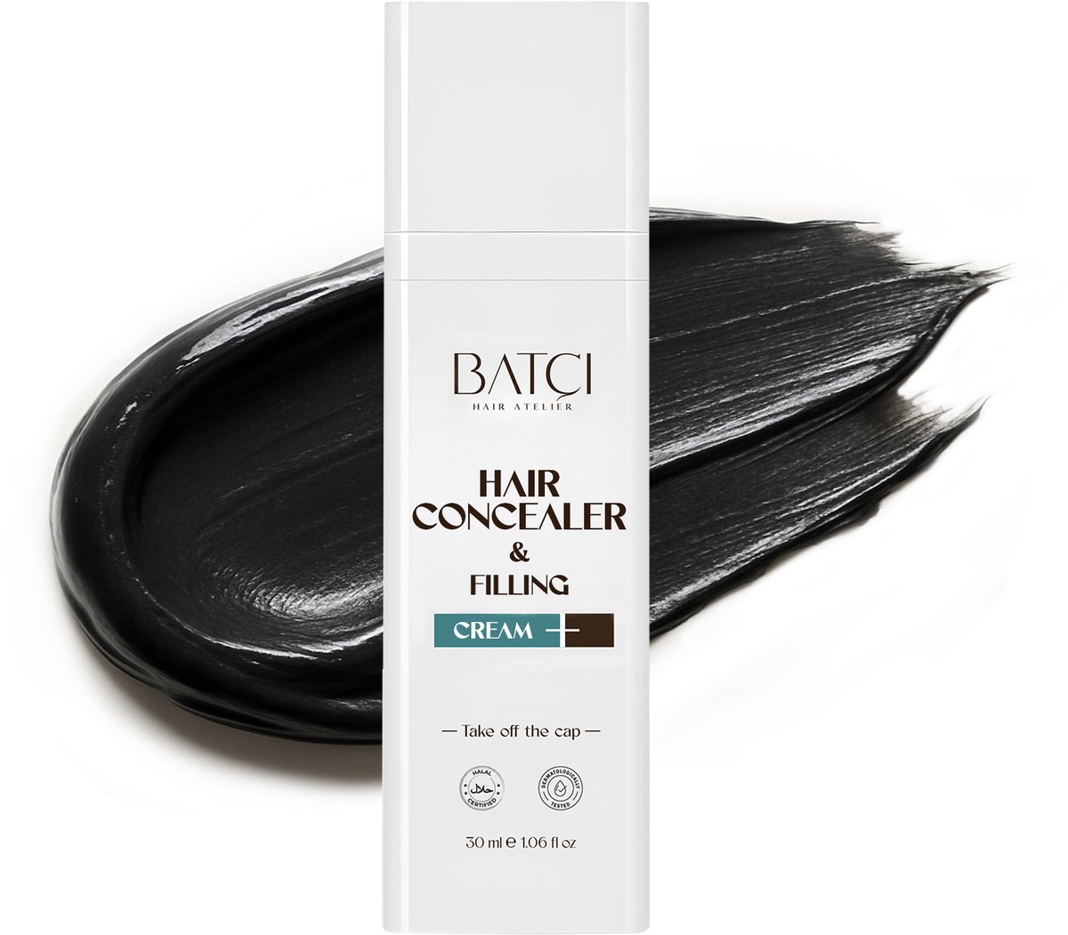 BATCI Hair Concealer & Filling Cream for Thinning Hair and Bald Spots - Waterproof Scalp Coverage for Men and Women - 30 ml