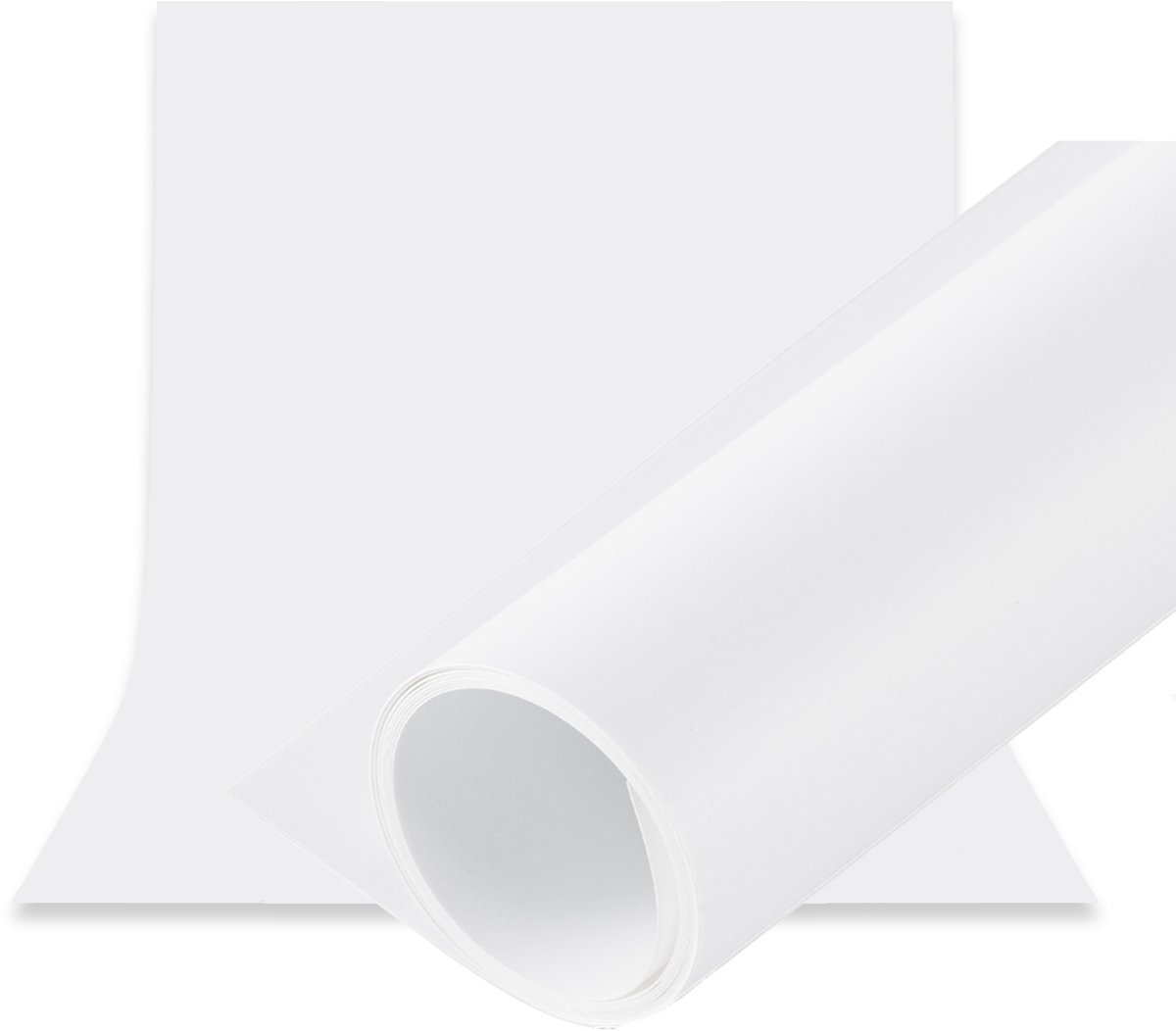 PVC Achtergrond / Backdrop - 100cm x 140cm - Wit