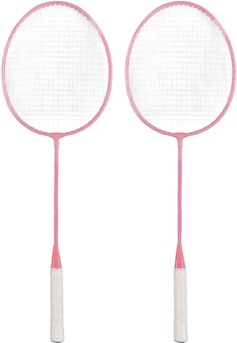 DnA® Badminton Set - Frisbee - Badmintonrackets - Roze - 65cm x 25cm x 1cm