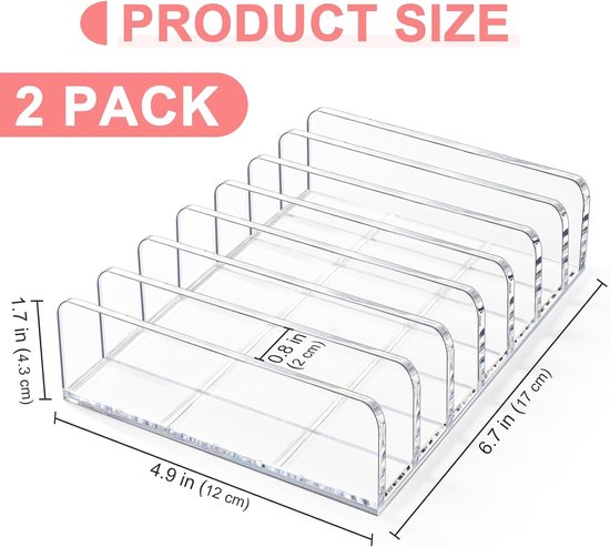 2 stuks - CD Organizer - CD-rek - Cd-houder met 7 vakken - DVD ...
