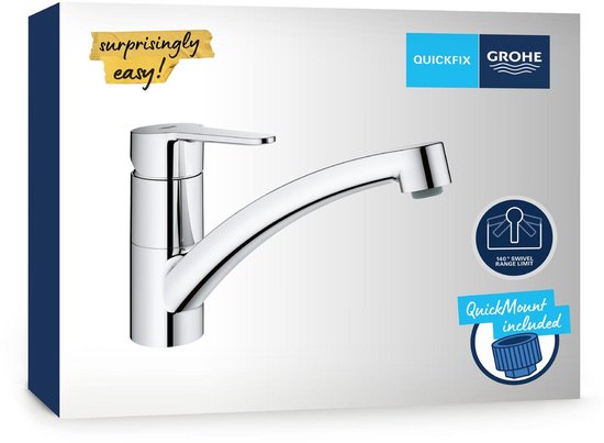 Mitigeur d'évier, chrome