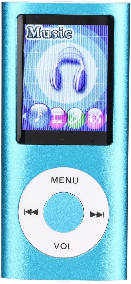 Draagbare MP3-speler voor Kinderen met 1.8" Kleurenscherm - Muziek, Video & E-reader Functies