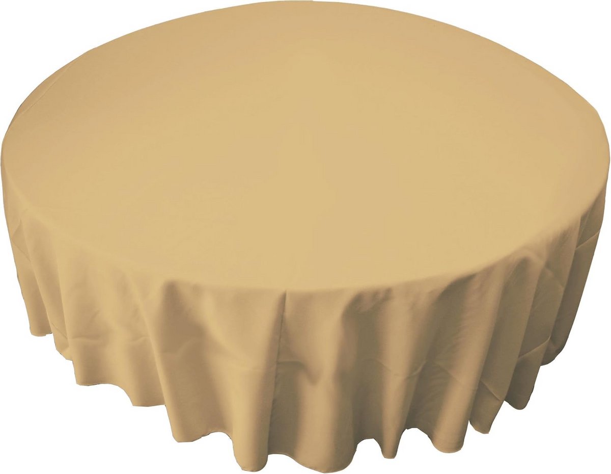 Rond Tafellaken Magenta Polyester Poplin Voor Ronde Tafels 230 cm