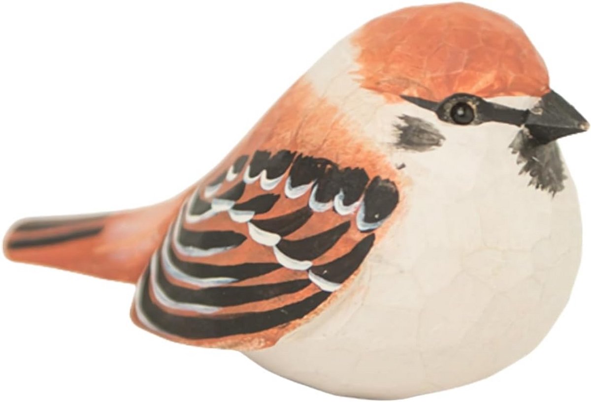 Handgemaakt Houten Vogelbeeldje voor in Huisdecoratie