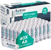 Uniross LR6 AA Power Plus Alkaline AA Battery Box 40