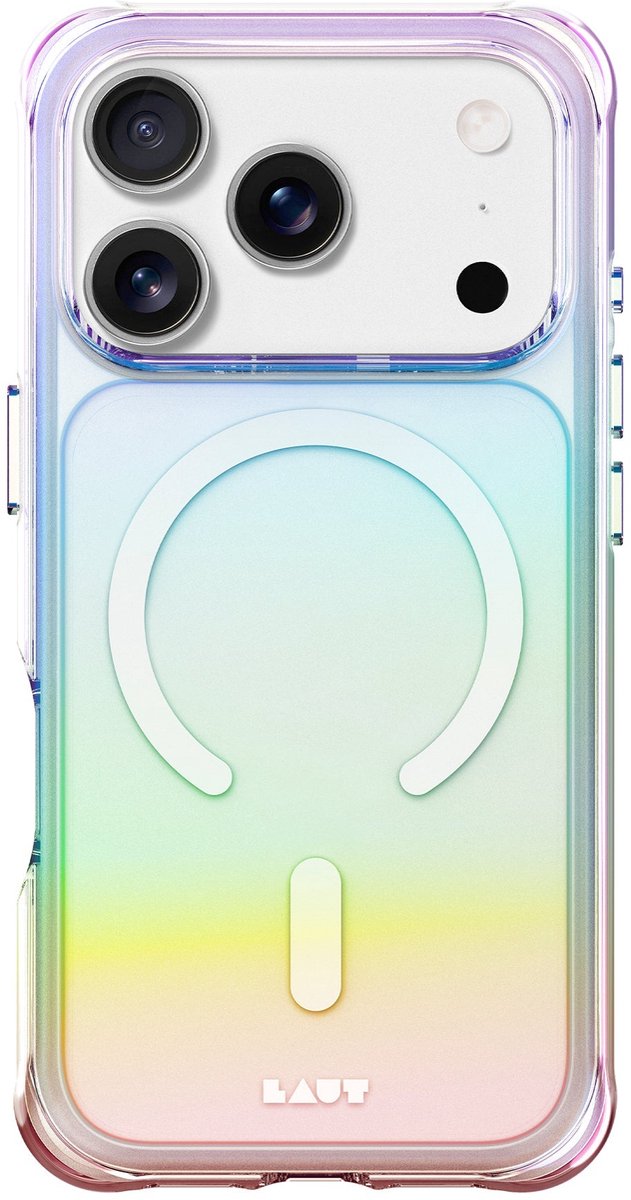 LAUT AERO HOLO mobiele telefoon behuizingen 17,5 cm (6.9") Hoes Parel, Transparant