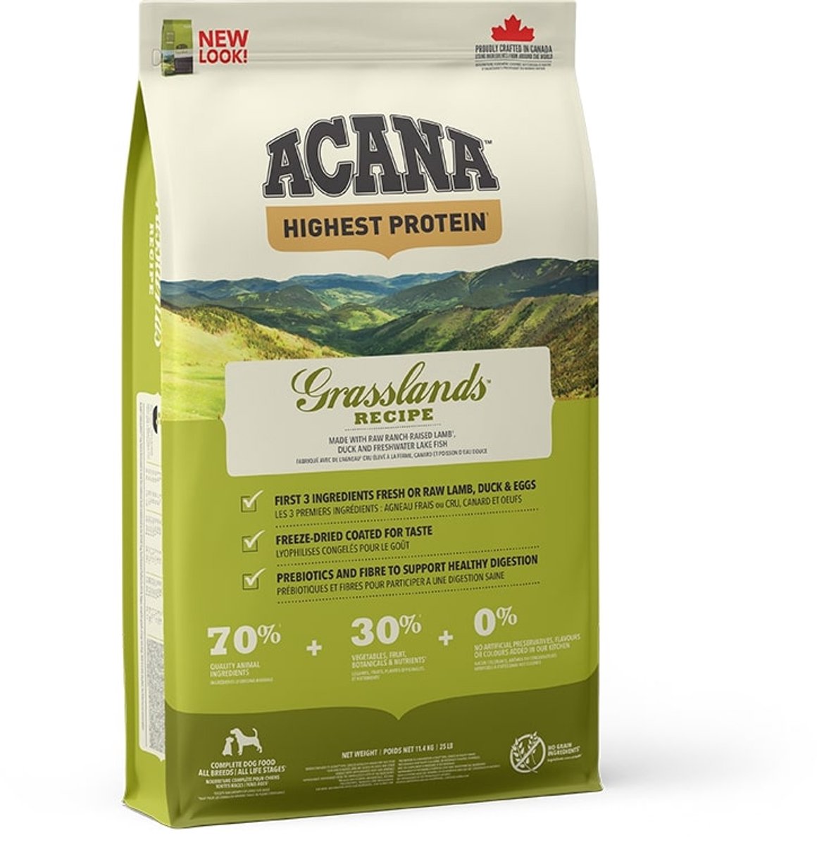Acana High Proteïne Grasslands Hond 6kg