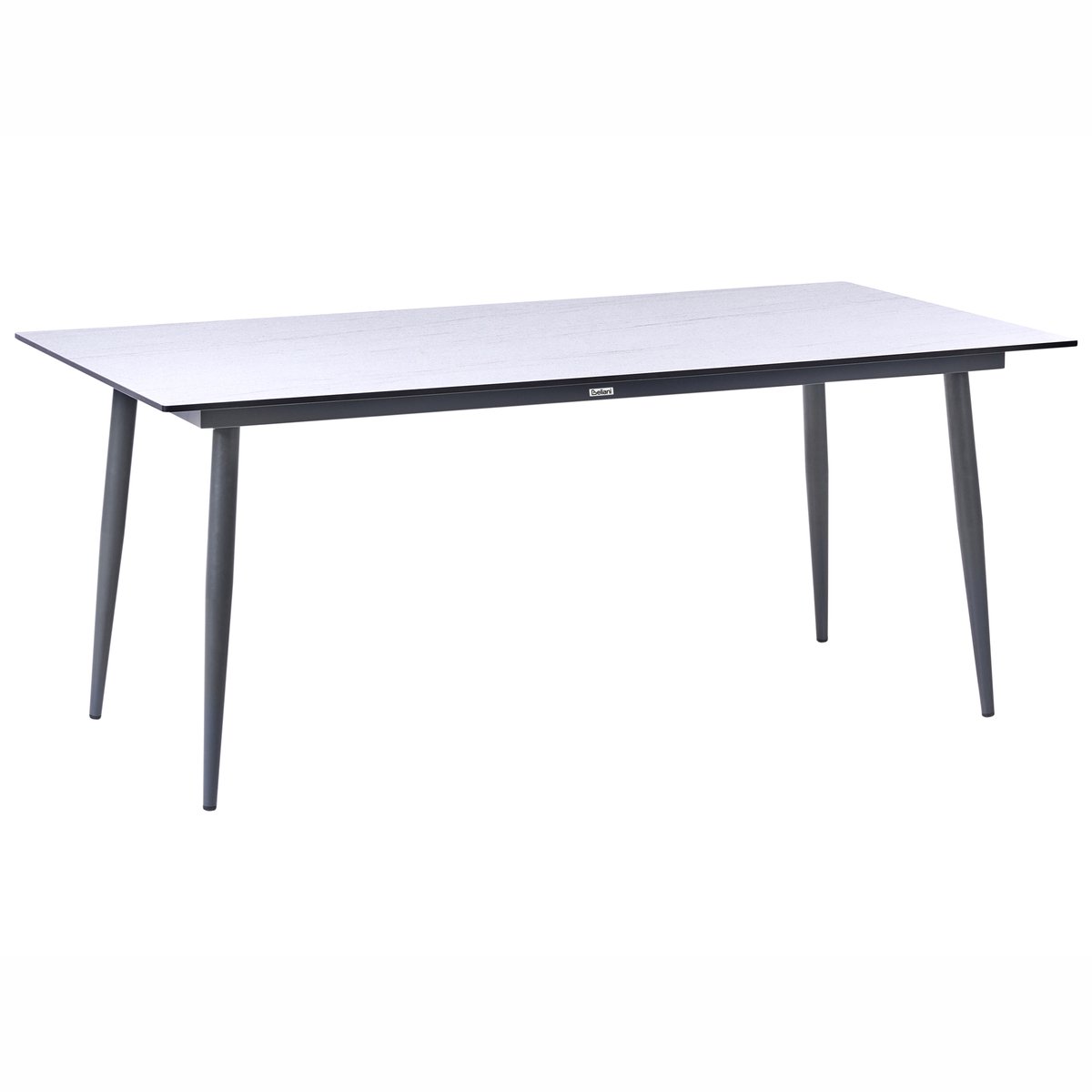 SOVARETO - Tuintafel - Donkergrijs - HPL/Aluminium