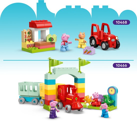 LEGO DUPLO - Peppa Big Familiehuis Dieren Speelgoed voor Peuters met Poppenhuis - 10467 van Lego. — afbeelding 2