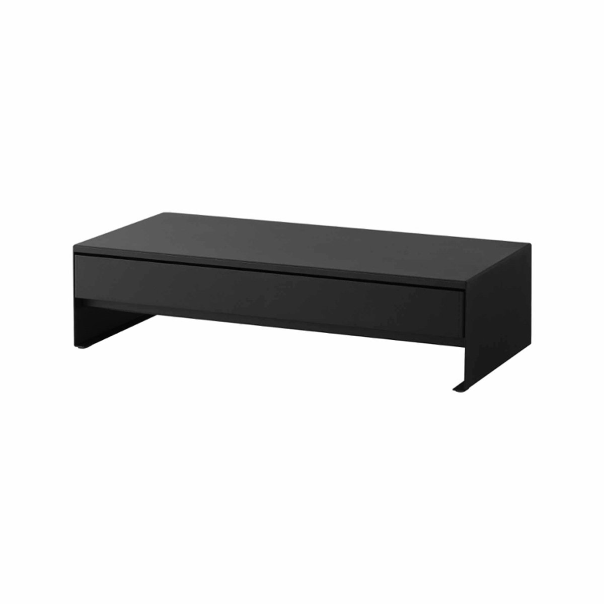 Yamazaki Tower Monitorstandaard met lade - Zwart