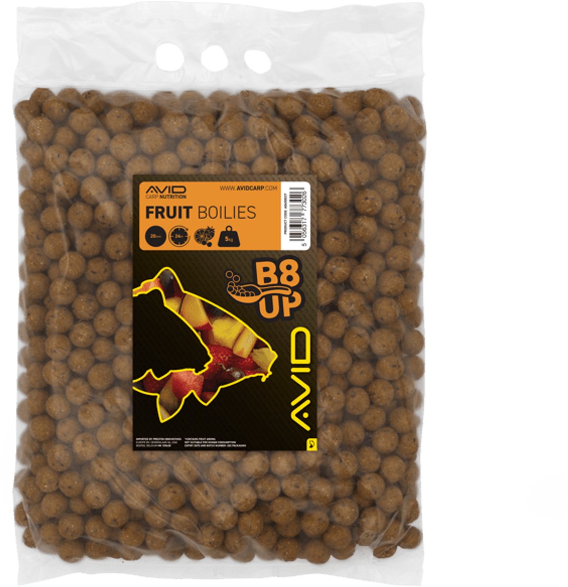 Avid Carp B8-up Fruit Boilies | 5kg | 20mm 20mm