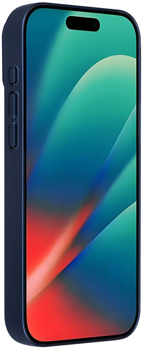 AG Matte Glass iPhone 15 Pro Max Backcover hoesje - Magsafe full protection cover - Blauw