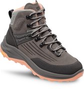 Grisport Overland Mid Dames Wandelschoenen - Grey/Peach