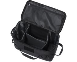 Camping Opbergtas Multifunctionele Tuigzak Met Schouderband Voor Kookgerei Tuingereedschap En Reisspullen Outdoor Organizer Voor Picknick Garage En Auto Zwart