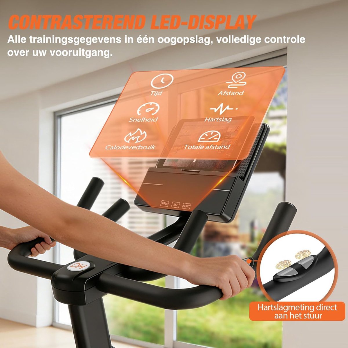 DH FitLife Magnetische Hometrainer Fiets voor Thuis - afbeelding 2