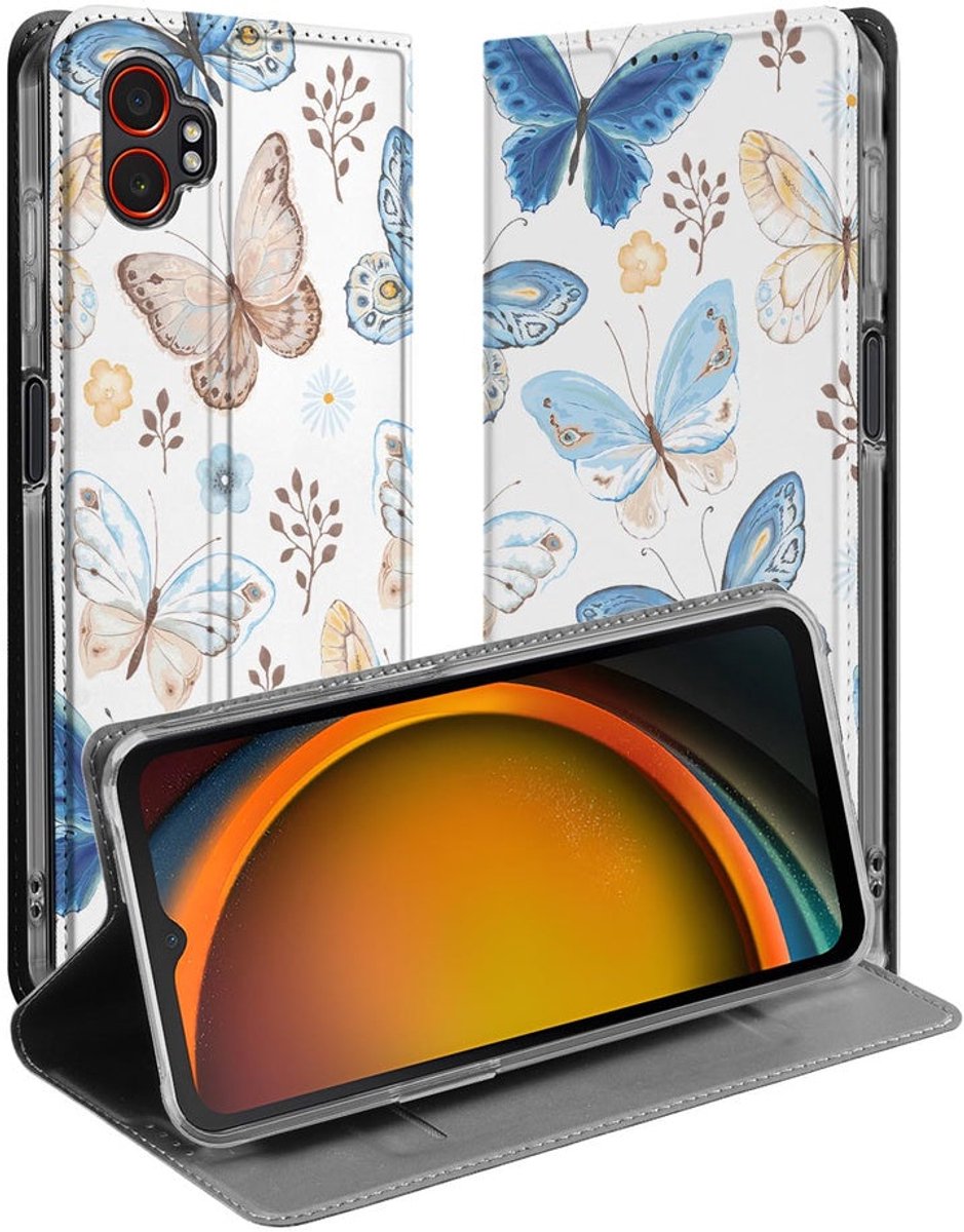 Samsung Galaxy Xcover 7 Pro Flip Style Cover Vlinder