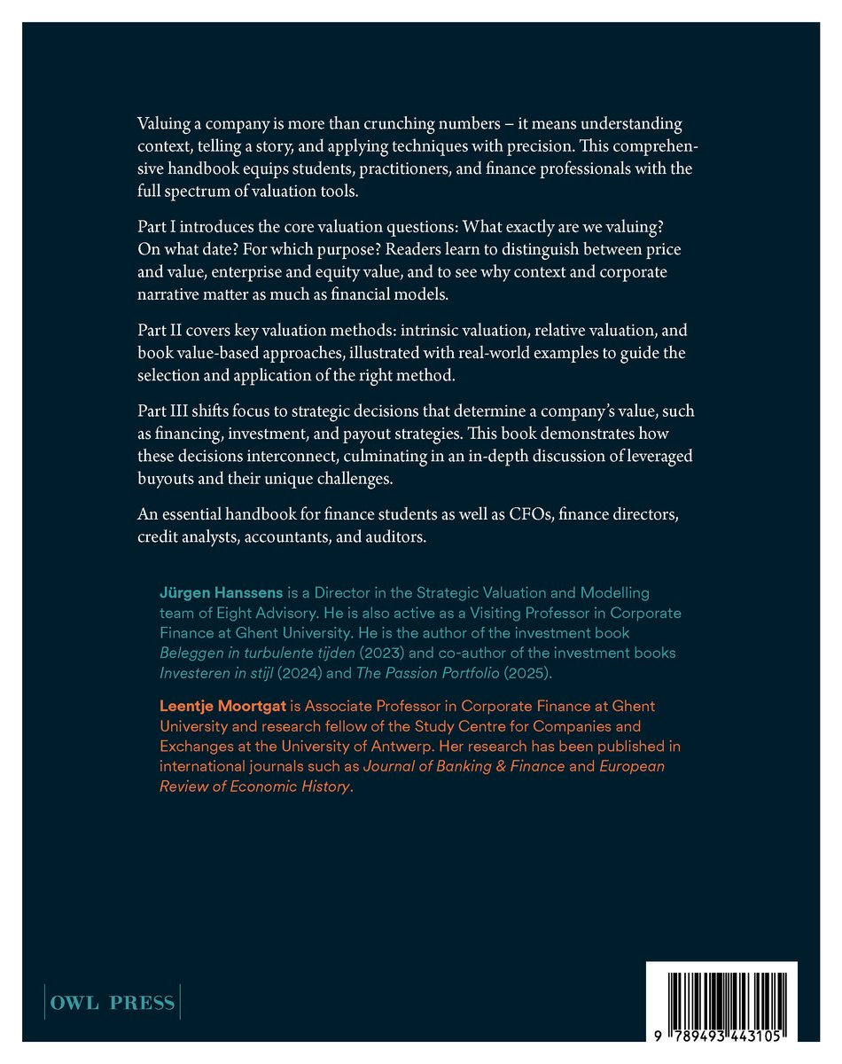The Valuation Compass - back cover
