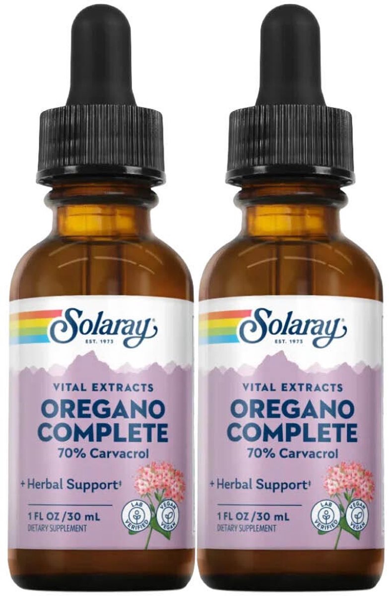 Solaray - Oregano Complete - 2 x 30 ml - Voordeelverpakking