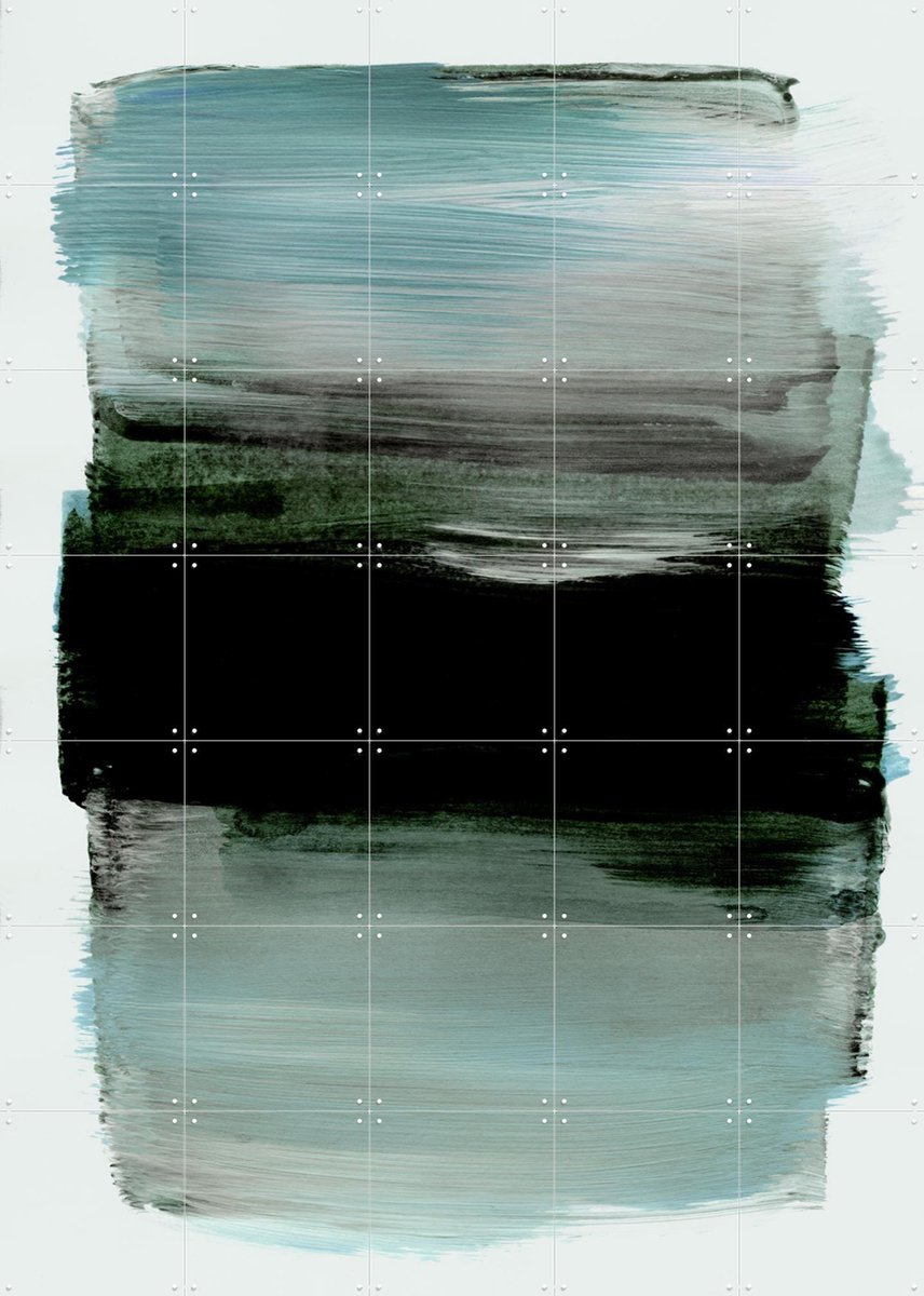 IXXI Abstract Brush Strokes 159, Mareike Böhmer - 100 x 140 cm - Gratis ophangtool - Grote wanddecoratie en posters - Abstract, Kwaststreken