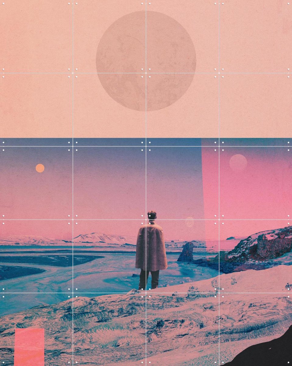 IXXI Will You Still remember me, Frank Moth - 80 x 100 cm - Gratis ophangtool - Grote wanddecoratie en posters - Digitale Kunst, Collage, Surrealisme