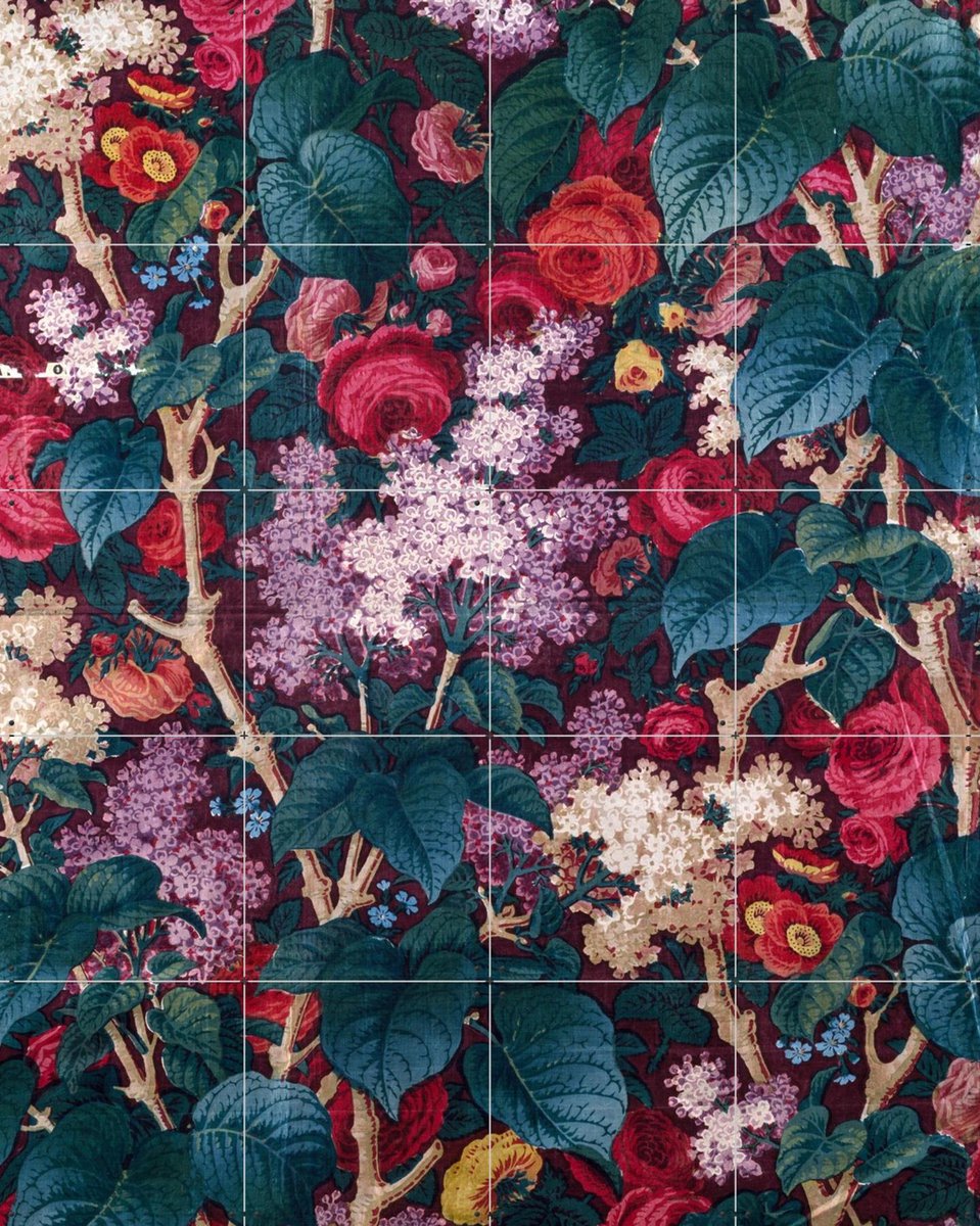 IXXI Furnishing Fabric V, Victoria and Albert Museum - 80 x 100 cm - Gratis ophangtool - Grote wanddecoratie en posters - Klassiek, Naturalisme