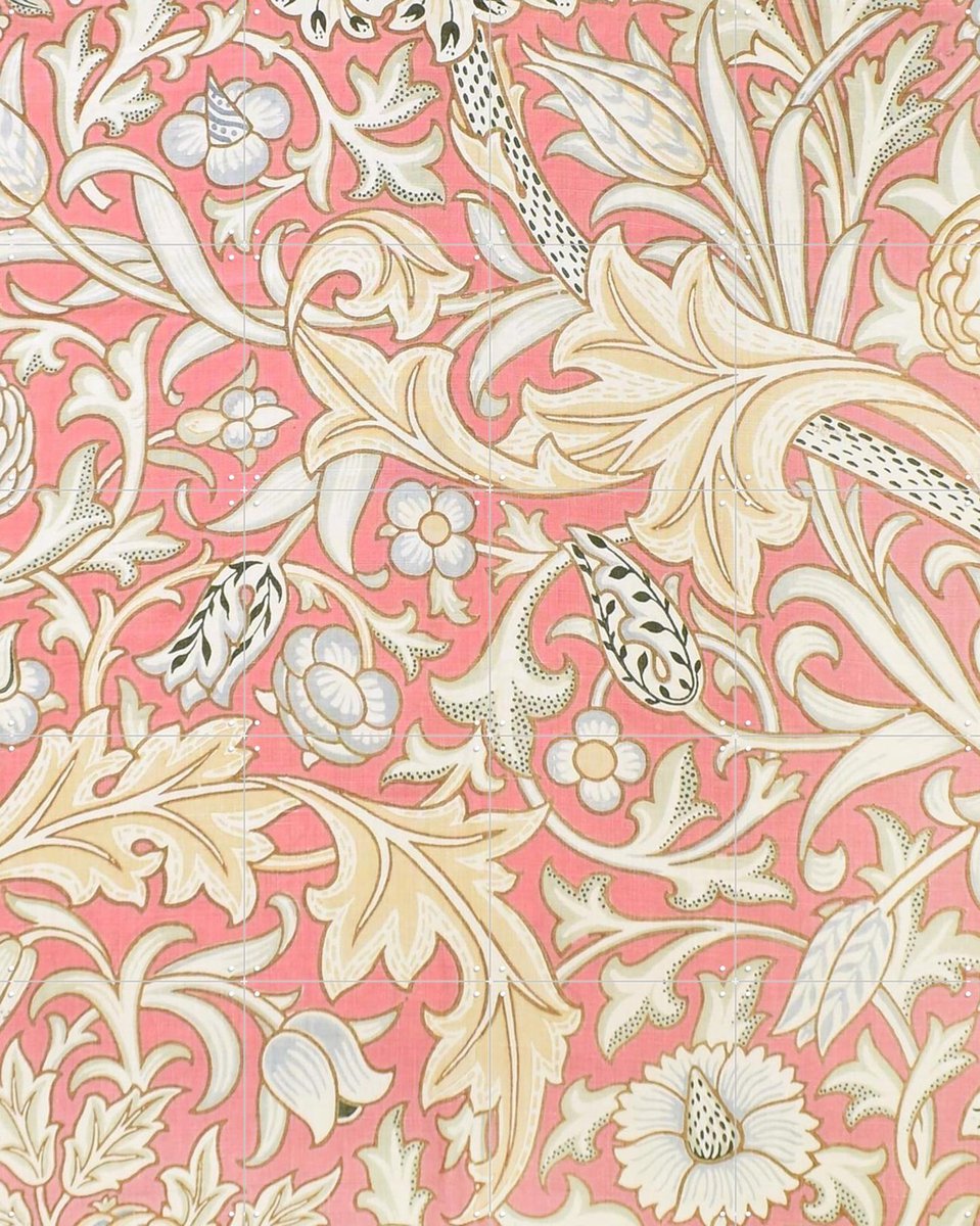 IXXI Trent, William Morris & Victoria and Albert Museum - 80 x 100 cm - Gratis ophangtool - Grote wanddecoratie en posters - Art Deco, Vintage