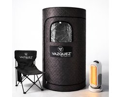 Draagbare Sauna voor Thuis - Mobiele Sauna - Heater - Veilig Kinderslot - Compact - Detox & Ontspanning