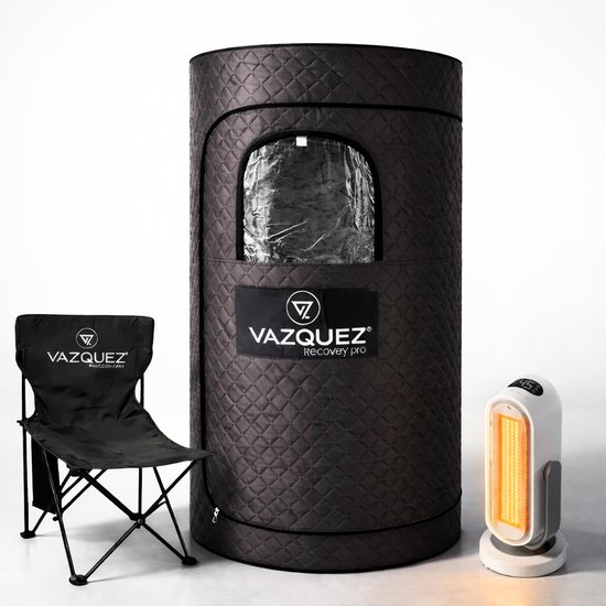 Draagbare Sauna voor Thuis - Mobiele Sauna - Heater - Veilig Kinderslot - Compact - Detox & Ontspanning
