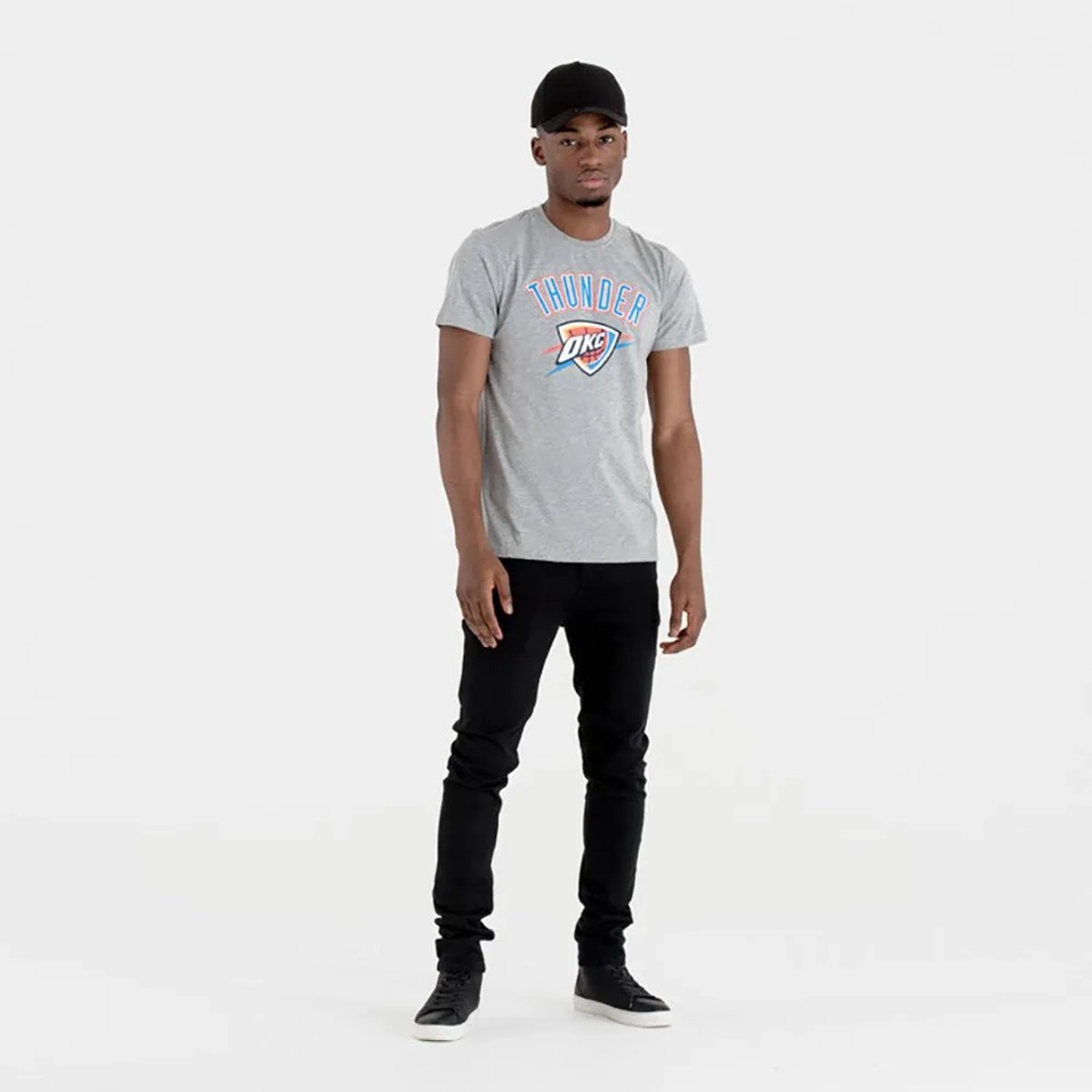 T-shirt Oklahoma City Thunder NBA Grijs