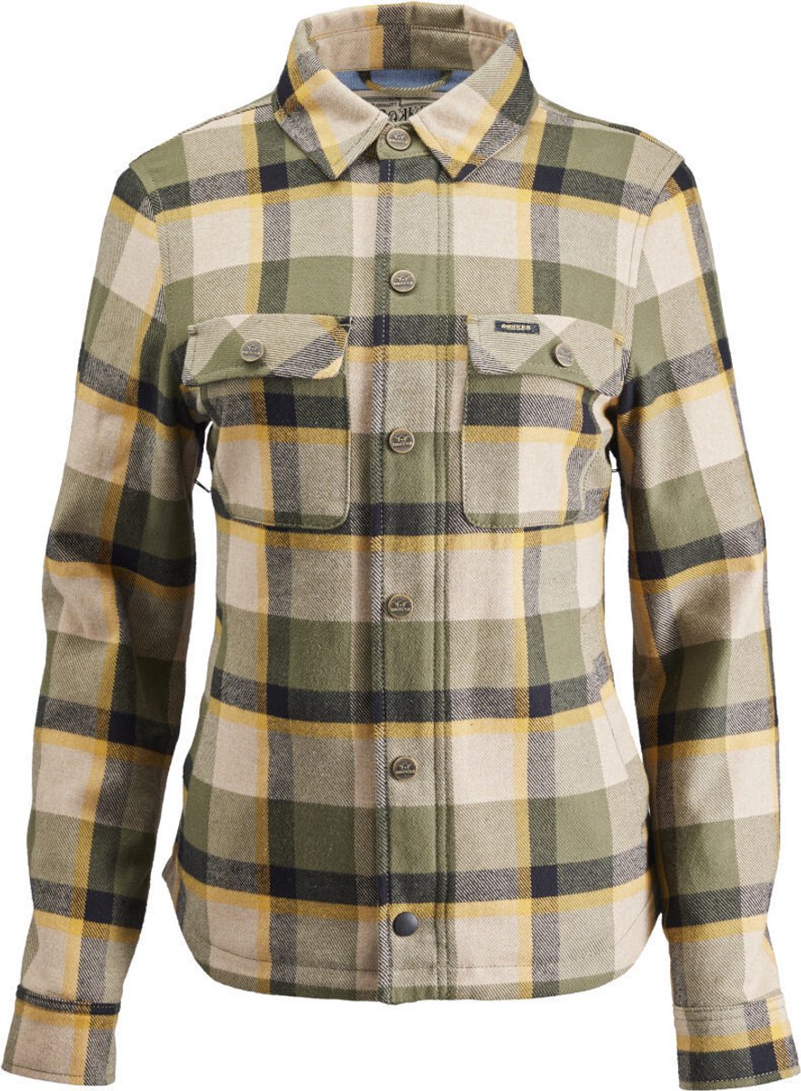 ROKKER Memphis Lady Olijf Dames Motorshirt - Shirts