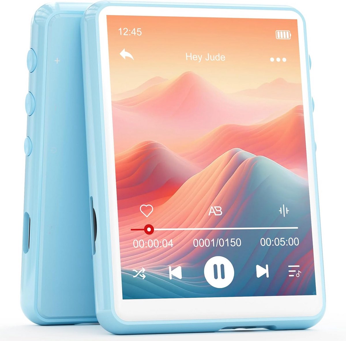 Draagbare MP3-speler met 64 GB, Touchscreen en Hifi Geluid
