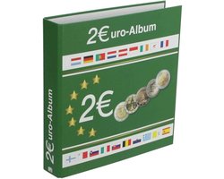 Muntalbum voor 2 Euro Munten - Uitbreidbaar Album voor Muntenverzameling