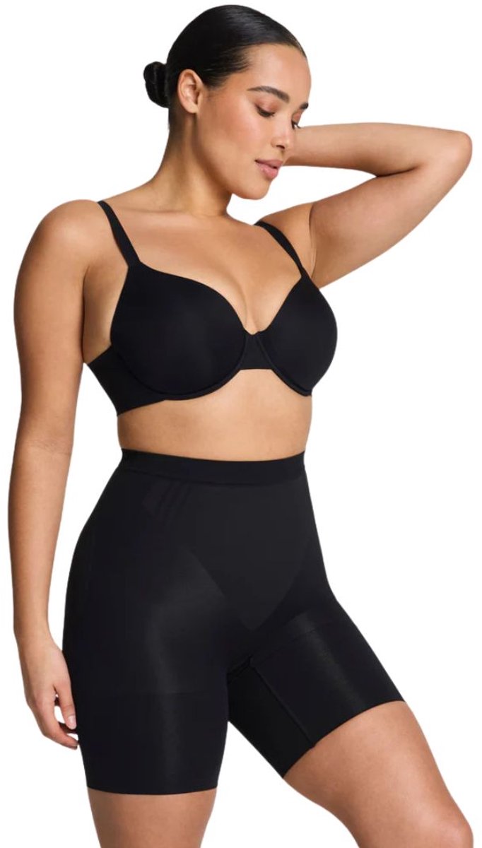 SPANXsculpt GoFigure Midthigh Short - Kleur Zwart - Maat XXL